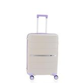 Mcs V366 75 cm Beyaz Lila Polipropilen Valiz