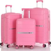 Mcs V366 - Pembe Polipropilen Üçlü Valiz Seti