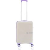 Mcs V374 55 cm Beyaz Lila Polipropilen Valiz