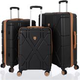 Mçs V375 Polipropilen Set Valiz - Siyah - Hardal