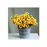 MD Aspiz Flowers 2 Adet Yapay Ayçiçeği Bitki Demeti __ Pampas Sarmaşık Ayçiçek Ay Çiçeği Yağı Sıvı Lale Kokina Gul