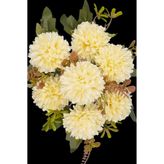 MD Aspiz Flowers Yapay 7lu Lüx Gül Şakayık Demeti Kasımpatı Krizantem Karanfil erengül buketi Ev bitki sarmasik kuru