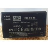 Mean Well IRM-60-15 60 W Tek Çıkışlı Kapsüllenmiş Güç Kaynağı