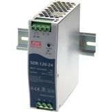 Mean Well MEANWELL SDR-120-24 24V 5.0A Ray Tipi Güç Kaynağı