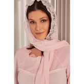 Mecit 0022 Bayan Pembe Şifon Şal