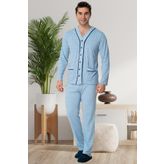 Mecit 22767 Mavi Erkek Pijama Takımı