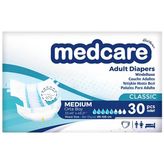 Medcare Belbantlı Classic Hasta Bezi Medium 30'lu
