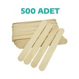 Medikal Ahşap Dil Çubuğu (Abeslang) - 500 Adet ( 5 Kutu )