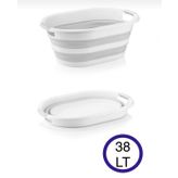 Mega 38 litre Pratik Katlanır Çamaşır Sepeti