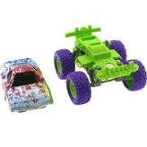 Mega Die Cast Batik Desenli Mor Teker Araba