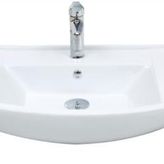 Mega Olivin 80 cm Hilton Dolap Uyumlu Etejerli Lavabo