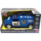 Mega Oyuncak Sürtmeli Sesli Işıklı Polis Aracı