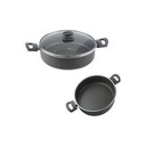 Mehtap 24 cm Granit Pilav Tenceresi - Gri