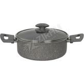 Mehtap Granit Tencere 24 cm Gri 024482