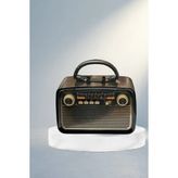 Meks Ahşap Bluetooth Müzik Kutusu LED Işıklı