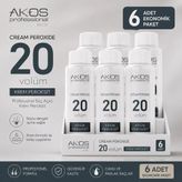 Meks Akos Krem Peroksit 20 Volüm %6 60ML-10 Adet