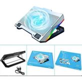 Meks Yüksek Performanslı Rgb Metalik Laptop Soğutucu 12-17 Inç