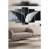 Melek Kanadı 5 Parça Kanvas - Canvas Tablo