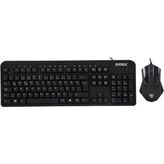 Melek Store Everest UN-797 Plus USB Kablolu Multımedya Q Klavye-Optık Mouse Set
