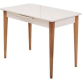 Melisa Mdf Lak Panel Açılır Mutfak Masası 60X100 - Ekru