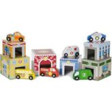 Melissa&Doug 13576 Binalar ve Araçlar Diz Oyna Kule