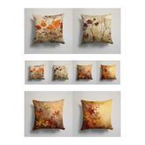Melsa Vintage Tarzı Dijital Baskı Kırlent Kılıfı - 4'lü Set