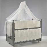 Meltem Kids Mondo Sallanır Anne Yanı Beşik Ahşap Bebek Beşiği 60x120 cm (gri-ekru) - Gri - Ekru