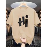 Men's Novel Pattern Design T-Shirts - Beyaz