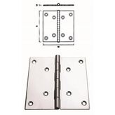 Menteşe Paslanmaz Çelik 100x100x2 mm