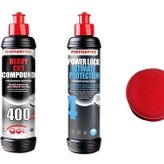 Menzerna 400-Power Lock Kalın Pasta Boya Koruma 2 Lı Set 250Ml Sunger Hedıyelı