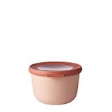 Mepal - Cirqula çok amaçlı kase yuvarlak Nordic Blush – 500 ml – saklama kutusu, buzdolabı kutusu, derin dondurucu, mikrodalga fırın kabı ve kapaklı servis kasesi olarak kullanılabilir
