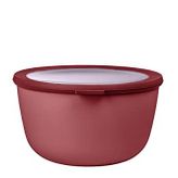 Mepal - Multi Bowl Cirqula Round - Kapaklı Saklama Kabı - Buzdolabı için hava geçirmez saklama kutusu ve mikrodalga fırın kabı olarak uygundur - 3000 ml - Vivid Leylak