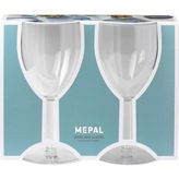 Mepal Set Şarap Kadehi 200 ml - 2 Parça - Şeffaf