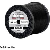 Mercan Standart 1 kg Siyah Bobin Misina
