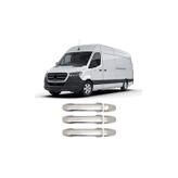 Mercedes Sprinter W907 Uyumlu 2019 ve Üzeri Krom Kapı Kolu 3 Kapı Paslanmaz Çelik