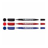 Mercure Marker Çift Uçlu 0.5-1 mm Kırmızı Cd Kalemi