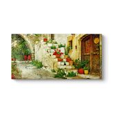 Merdivende Saksılar Tablosu 120 x 60