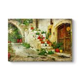 Merdivende Saksılar Tablosu 125 x 80