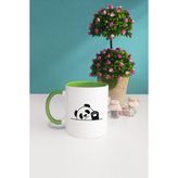 Merhaba Panda Kupa Bardak Yeşil