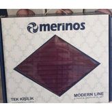 Merinos Modern Line Cherry Tek Kişilik Battaniye Seti