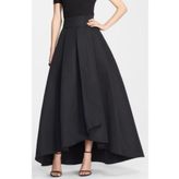 MERİT FASHION Siyah Tafta Etek
