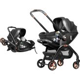Merkür Bebe Onyx 2’si 1 Arada Bebek Arabası ve I-Size Oto Koltuğu 0-13KG - Siyah