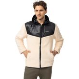 Merrell Erkek Fermuarlı Sweatshirt - 2XL - Krem