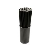 Mert 6 mm 100 Adet Siyah Kağıt Pipet