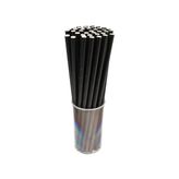 Mert 8 mm 100 Adet Siyah Kağıt Pipet