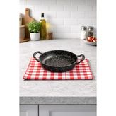 Meşeler Döküm Granit Sahan - 18 CM - Siyah