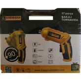 Meşem Şarjlı Tornavida 10MM 4.0V 1500MAH 250RPM - Sarı - Siyah