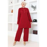 Mestore Takım Elbise Bordo 102 - 48