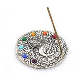 Metal 7 Çakra ( Chakra ) Buda Tütsülük