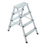 Metal Çift Çıkışlı Merdiven 4+4 Basamak